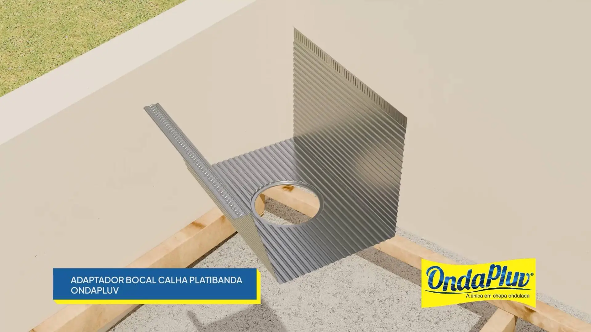 Adaptador de Bocal para Calha Platibanda